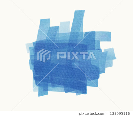 Cerulean watercolor paint stains vector background 135995116