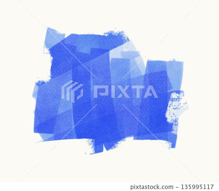 Cerulean watercolor paint stains vector background 135995117