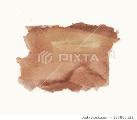 Abstract brown watercolor texture background 135995121