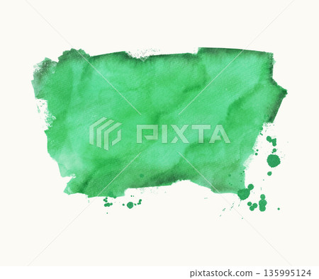 Abstract green watercolor texture background 135995124