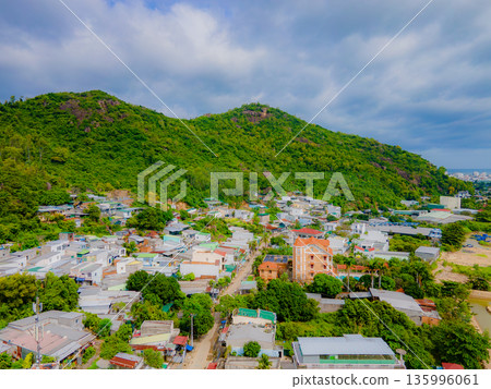 A coastal town. 135996061