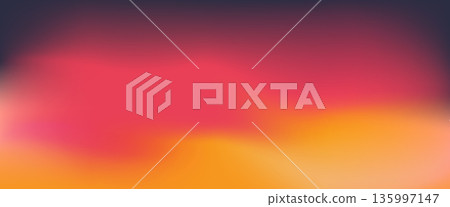 Dark Warm Sunset Gradation Abstract Color Background 135997147