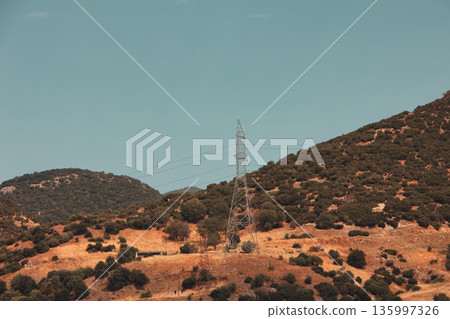 Metal structures along the roads, August 2025 135997326