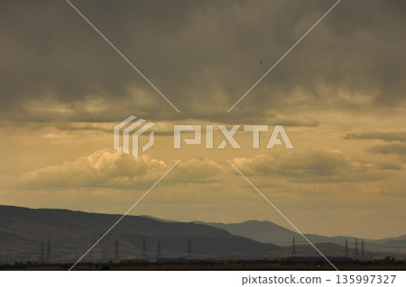 Metal structures along the roads, August 2025 135997327
