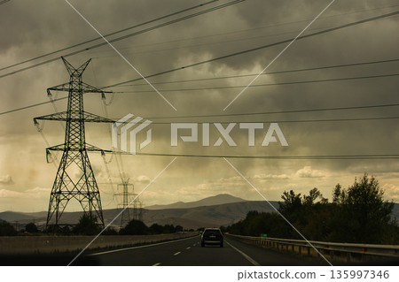 Metal structures along the roads, August 2025 Metal structures along the roads, August 2025 135997346