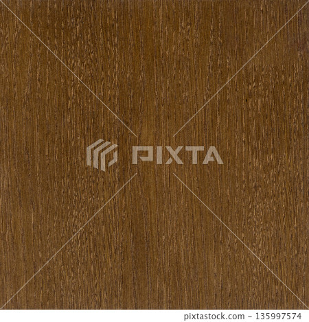 Dark brown wood texture background with vertical grain. 135997574