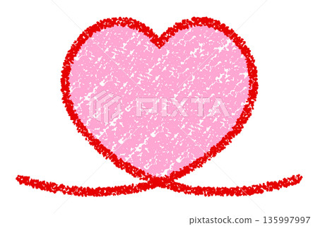 用蠟筆畫的心 135997997