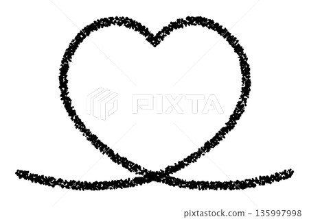 用蠟筆畫的心 135997998