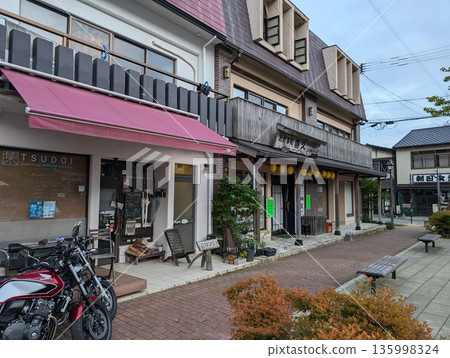 Scenery of Unzen hot spring town Scenery of Unzen hot spring town 135998324