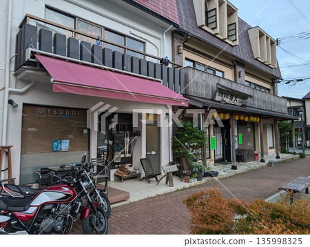 Scenery of Unzen hot spring town Scenery of Unzen hot spring town 135998325