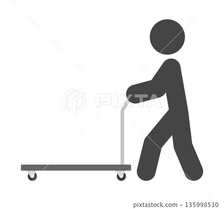 person pushing a cart 135998510