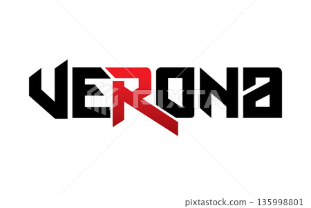 Verona typography design vector, for t-shirt, poster and other uses Verona typography design vector, for t-shirt, poster and other uses 135998801