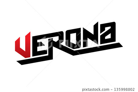 Verona typography design vector, for t-shirt, poster and other uses 135998802