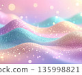 Sparkling abstract art in elegant colors 135998821