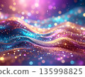Sparkling, shining, gradient, abstract background 135998825