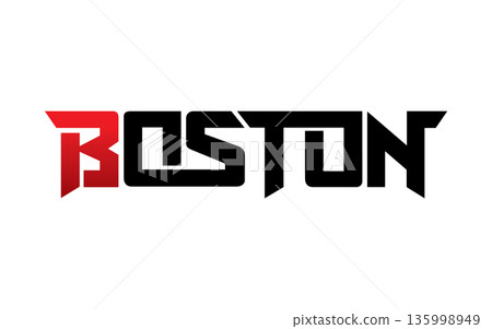 Boston typography design vector, for t-shirt, poster and other uses Boston typography design vector, for t-shirt, poster and other uses 135998949