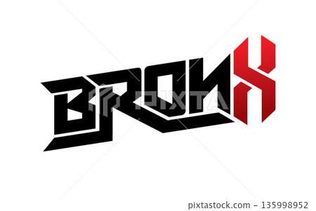 Bronx typography design vector, for t-shirt, poster and other uses 135998952