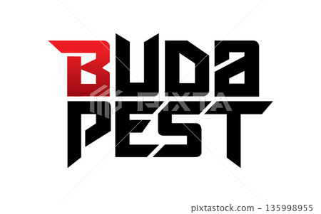 Budapest typography design vector, for t-shirt, poster and other uses Budapest typography design vector, for t-shirt, poster and other uses 135998955