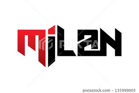 Milan typography design vector, for t-shirt, poster and other uses Milan typography design vector, for t-shirt, poster and other uses 135999005