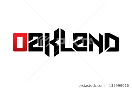 Oakland typography design vector, for t-shirt, poster and other uses 135999016