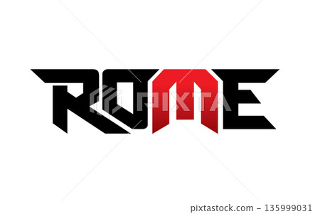Rome typography design vector, for t-shirt, poster and other uses Rome typography design vector, for t-shirt, poster and other uses 135999031