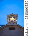 Sapporo Clock Tower and winter cityscape 136000520