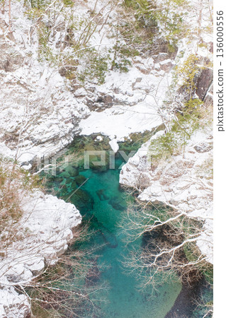 築地峽（冬季） 136000556