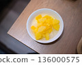 Diced pineapple dessert 136000575