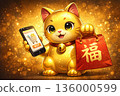招財貓網上購物｜金色招財貓購物 136000599