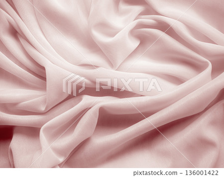 Cloth Beige Fabric Texture Woven Background Crumpled Soft Pattern Textile Fabric Silk Natural Fiber Linen Decor Tablecloth Material Product Surface Satin Backdrop Elegant Eco Drapery,Wedding Fashion. 136001422