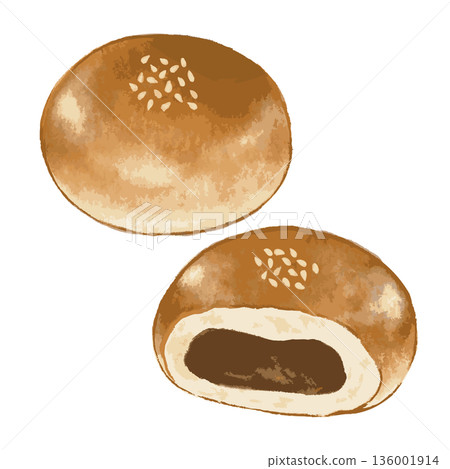 Anpan illustration 136001914