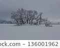 Lake Hibara in winter - Kojima 136001962