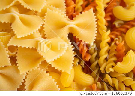 Pasta noodles for cooking Italian food. Pasta noodles for cooking Italian food. 136002379