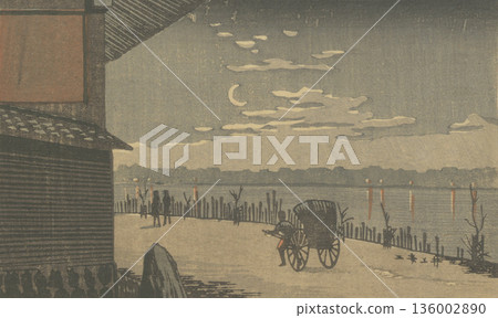 明治時期的東京:井上康二(1864-1889)《百樁新月》 明治時期的東京:井上康二(1864-1889)《百樁新月》 136002890