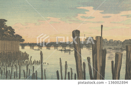 明治時期的東京:井上康二(1864-1889)《兩國百丈景》 明治時期的東京:井上康二(1864-1889)《兩國百丈景》 136002894