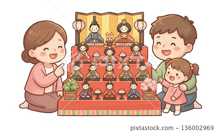 女兒節、女兒團和友好的家人 136002969