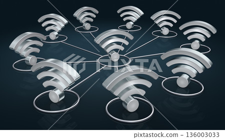 Wi-Fi 圖示網絡 136003033