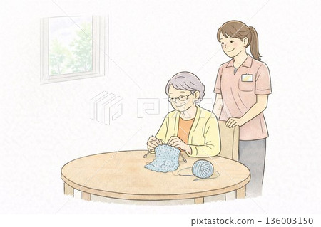 老年護理編織 136003150