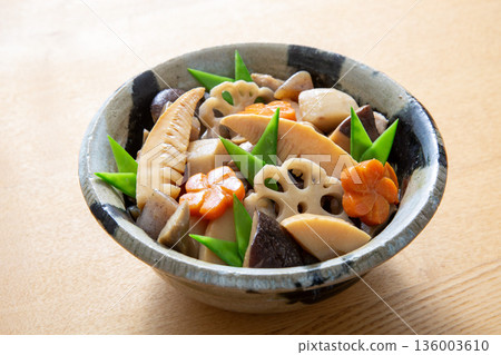 築前煮(Chikuzenni)日式小菜 築前煮(Chikuzenni)日式小菜 136003610
