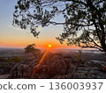 mountain, sunrise, australia 136003937