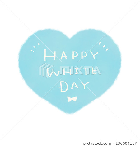 白色情人節字母心形藍色 白色情人節字母心形藍色 136004117