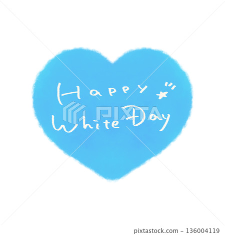 白色情人節字母心形藍色 白色情人節字母心形藍色 136004119
