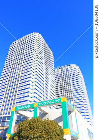 千葉縣千葉市幕張新城風景 千葉縣千葉市幕張新城風景 136004139