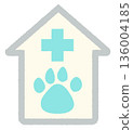 簡易獸醫診所插圖 - 1 - 彩色 136004185