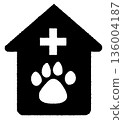 簡易獸醫診所插圖-1-單色 136004187