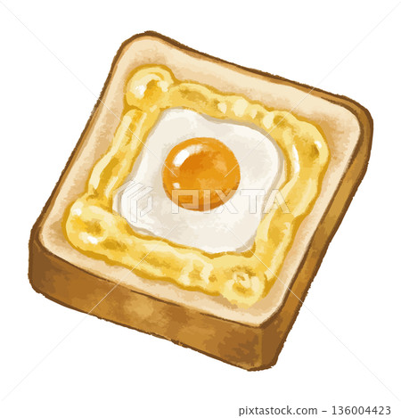 雞蛋沙拉吐司插圖 雞蛋沙拉吐司插圖 136004423