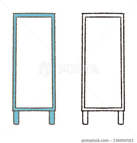 一塊沒有寫任何東西的招牌 136004501