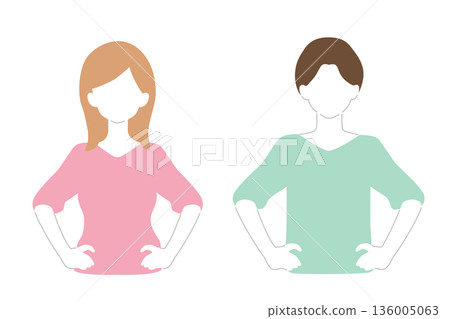 雙手叉腰的女人 136005063
