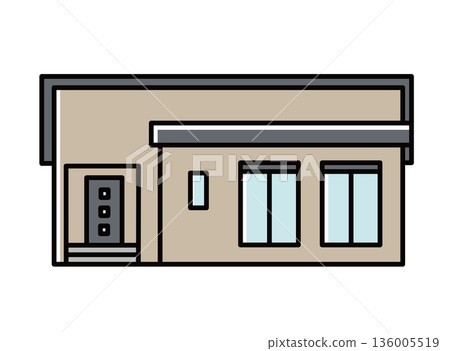 Single-story detached house③_Color Single-story detached house③_Color 136005519