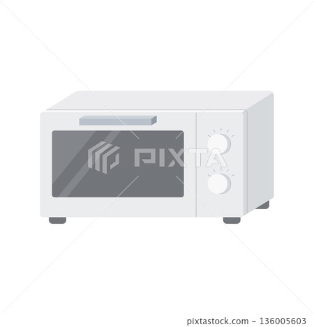 一個簡單的烤箱烤麵包機的插圖 136005603